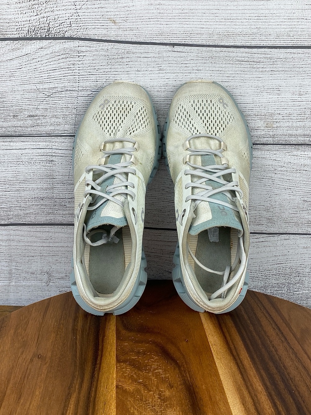 ON Running Cloud X Aloe Surf Athletic Trainer Shoes Women’s Sneaker Size 8 - Picture 10 of 12